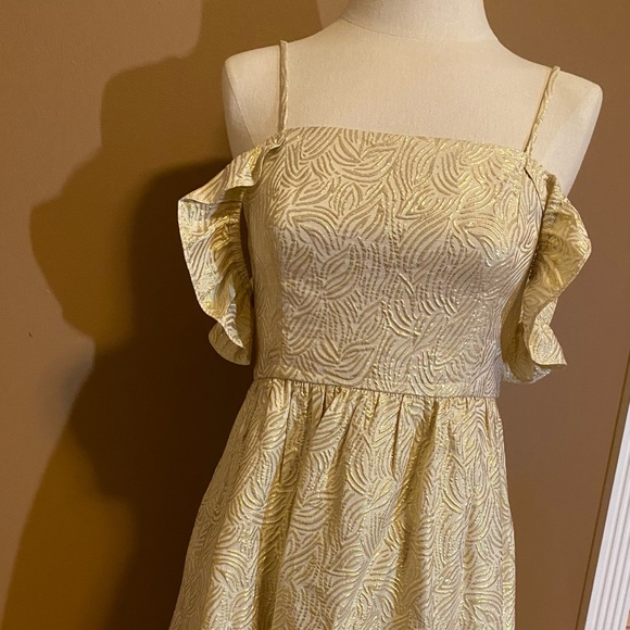 Lilly Pulitzer Cream Strapless Dress - Picture 3 of 7